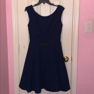 dark navy blue dress